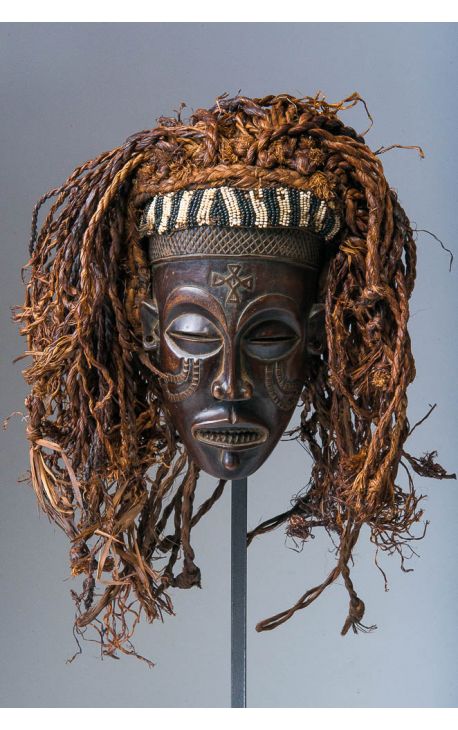 CONGO - Masque africain Tchokwe 02 - Achat Objet de décoration Masque