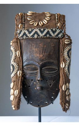 Masque africain, art tribal du CONGO - Masque Kuba-Lele 01