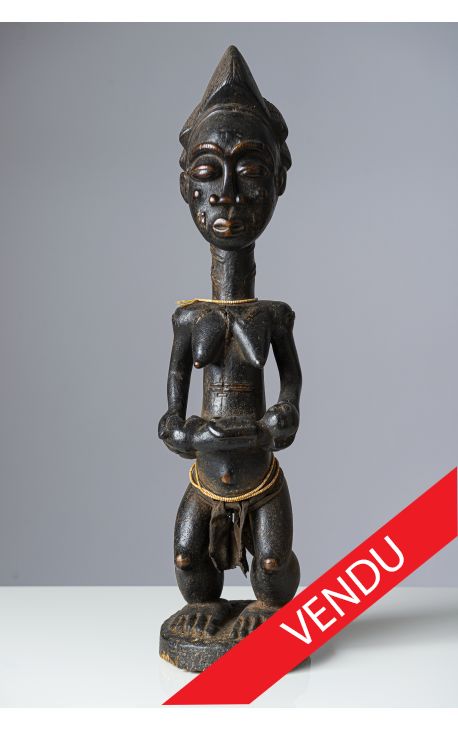 AFRIQUE - COTE D'IVOIRE Statue Baoulé 02