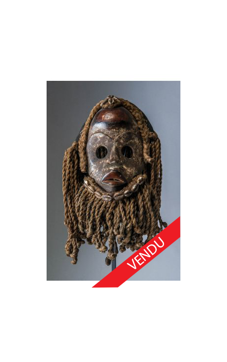 Achat masque tribal CONGO - Masque Lega 04