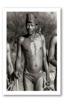 Photo Bushmen désert du Kalahari - Namibie