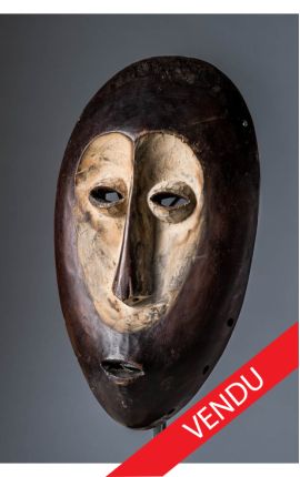ACHAT ART TRIBAL - CONGO - Masque Lega 02 - Achat masque africain sur Life Arts Gallery.