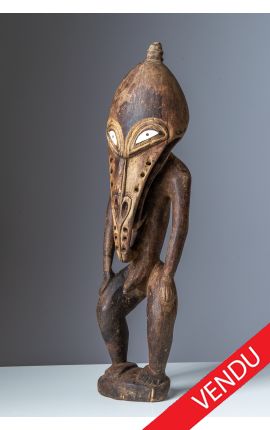 Art Tribal OCÉANIE Papouasie Sepik, Figurines de bec - Bois - Papouasie-Nouvelle-Guinée