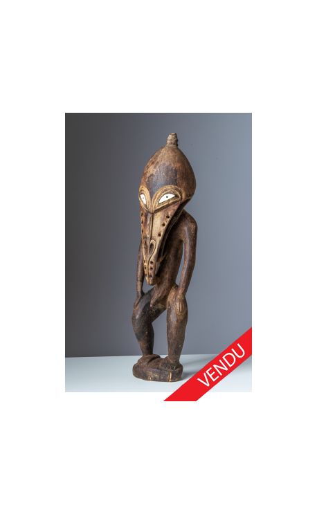 Art Tribal OCÉANIE Papouasie Sepik, Figurines de bec - Bois - Papouasie-Nouvelle-Guinée