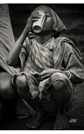 Photographie noir et blanc Inde Ourissa 6421- Daniel VUILLEMIN