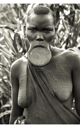 Achat photo de portrait - Photo d'art contemporaine et moderne à acheter - Omo Valley 06 - Daniel Vuillemin