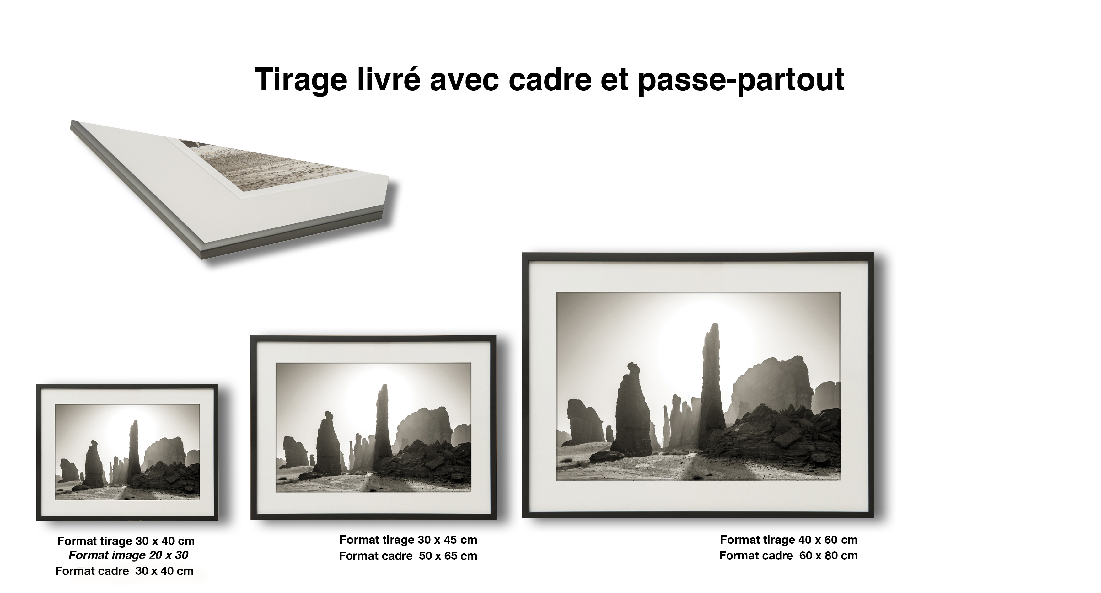 vente tirage photo d'art en ligne - cadre