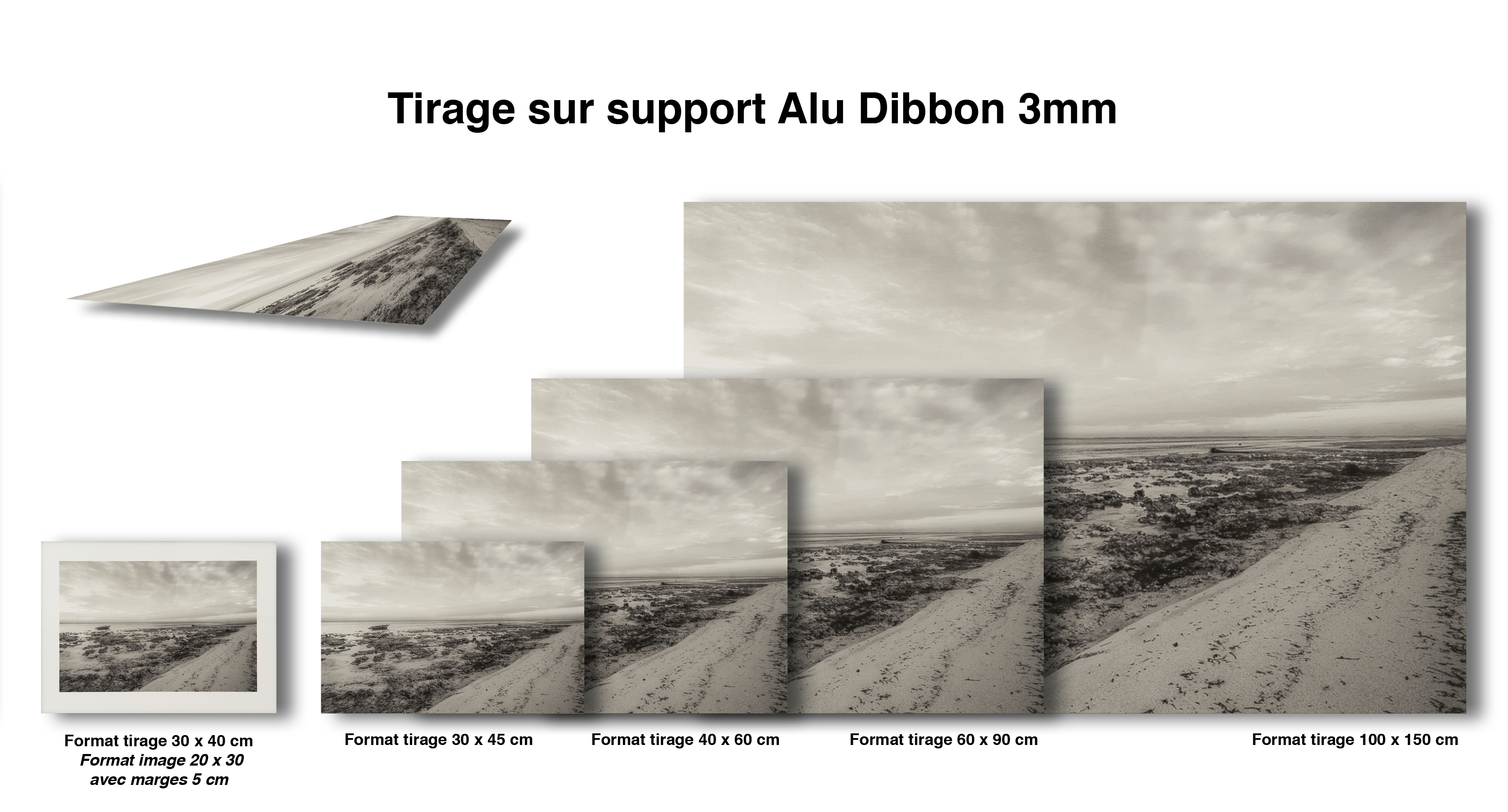 vente tirage photographie d'art en ligne - finition sur Dibon